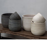 Photo of Campania Halliard Round Planter - Assorted Glaze - Set of 12 - Marquis Gardens